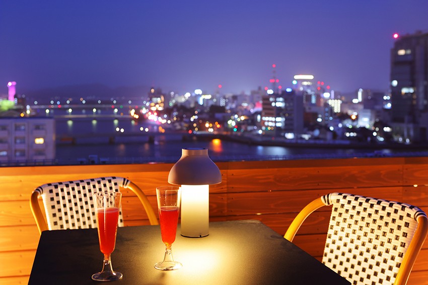 本館10階 SKYTOP TERRACEからの夜景