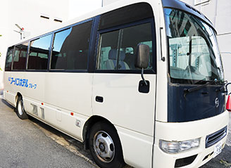 画像：無料送迎バス