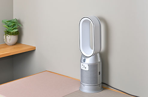 Fan heater with air purification function