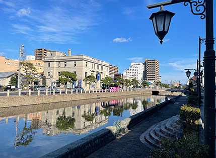 画像：京橋川（松江城外堀）